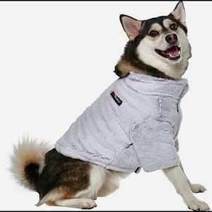 NWOT faux fur dog coat Polartec LARGE